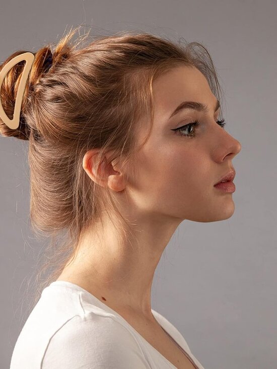 8PCS Hair Clips for Women, Flower Claw Clips for Thick Hair, Non-Slip Hair Acces - Picture 4 of 7